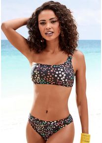 s.Oliver Bustier-Bikini-Top 'Milly' mehrfarbig Gr. 34 Cup C/D. Mit Zierring. Ohne Bügel