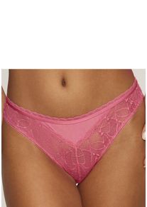 Lascana Stringpanty 'Alicia' pink Gr. 32/34 für Damen. Mit Spitze. Figurbetont
