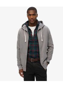 Superdry Herren Classic Essential Zip-hoodie Grey - Gr&ouml;&szlig;e: XL 1040607000929HSR004