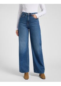 Lee Damen Regular-fit-Jeans "STELLA"ink pool, casual, Gr. 31, unifarben, Denim/Jeans, Obermaterial: 69% Baumwolle, 31% Lyocell, Jeans, im Five-Pocket