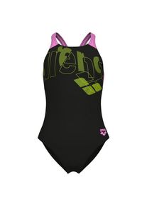arena Tales Swimsuit V Back Badeanzug Kinder Schwimmen (Gr 140 |schwarz)