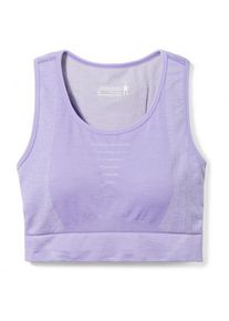 Smartwool Intraknit Racerback Bra Sport-BH Damen Wandern (Gr XS |lila)