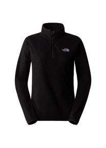 The North Face 100 Glacier 1/4 Zip Fleecepullover Damen (Gr S |schwarz)