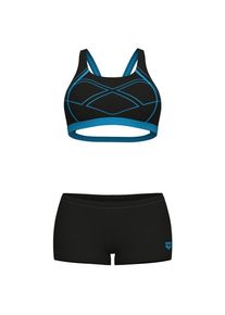 Badeanzug arena Graphic Swimsuit Swim Pro Two Pieces Damen (Gr 36 |schwarz)