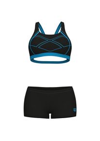 Badeanzug arena Graphic Swimsuit Swim Pro Two Pieces Damen (Gr 46 |schwarz)
