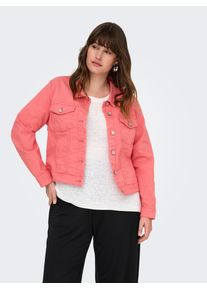 Only CARMAKOMA Damen Jeansjacke "CARWESPA COLOUR DENIM JACKET DNM"dubarry, modisch, Gr. 44, unifarben, Web, Obermaterial: 79% Baumwolle, 20%