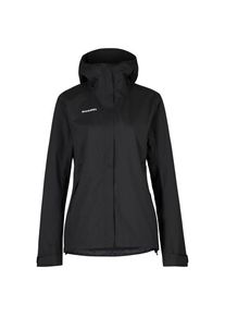 Mammut Alto Hardshell Hooded Jacket Regenjacke Damen (Gr L |schwarz |wasserdicht)
