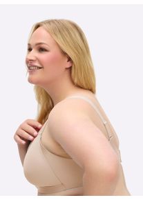 Naturana sheego Große Größen T-Shirt-BH ohne Bügel, elfenbein, Größe 100A - Damen