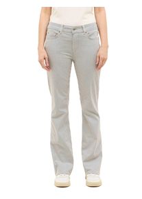 Mustang Damen Bootcut-Jeans "Damen Style Shelby Slim fit Boot"12760 weiß, casual, Gr. 27, gestreift, Denim/Jeans, 98% Baumwolle, 2% Elasthan, Jeans