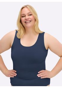 wäschepur sheego Große Größen Achseltop, marine, Größe 38 - Damen