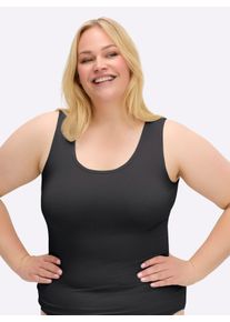 wäschepur sheego Große Größen Achseltop, schwarz, Größe 38 - Damen