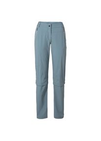 Vaude Farley Stretch Capri T-Zip Pants III Zip-Off-Hose Women (Größe 36 - Regular |grau)