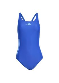 Adidas 3 Stripes Bold Swimsuit Badeanzug Damen Schwimmen (Gr 34 |blau)