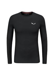 Langarm Unterhemde Salewa Cristallo Warm AMR L/S Tee Herren (Gr 54 - XXL |schwarz)