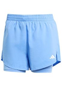 Adidas Min 2in1 Shorts Laufshorts Women (Größe S |blau)