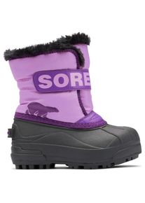 Winterschuhe Sorel Snow Commander Kinder (Gr 12,5K |lila |wasserdicht)