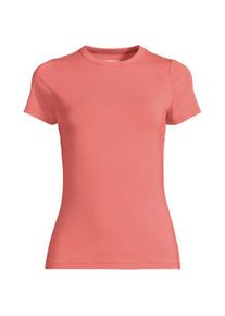 LANDS' END K&uuml;hlendes Rundhals-Shirt, Damen,  Orange, Baumwolle/Elasthan/Viskose-Mischung, by Lands' End
