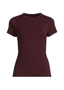 LANDS' END K&uuml;hlendes Rundhals-Shirt, Damen,  Rot, Elasthan/Viskose-Mischung, by Lands' End