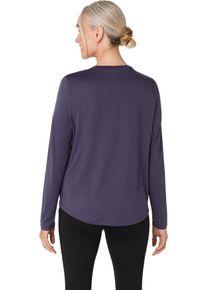 asics Damen Laufshirt "asics CORE LS TOP"indigo fog, sportlich, Gr. XS, Obermaterial: 100% Polyester, Shirts