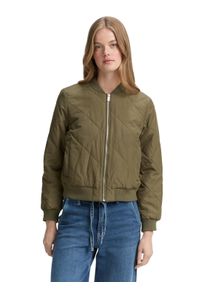 Damen Bomberjackegrape leaf grün, casual, Gr. XL, Tom Tailor Denim, unifarben, Strukturmuster, Obermaterial: 100% Polyester. Futter: 100% Polyester,