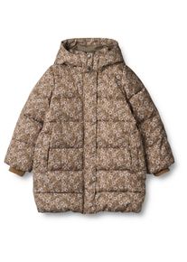Wheat Kinder Winterjacke "Wheat Winterjacke Puffer Mantel Yrsa"caramel anemones, Gr. 98, 100% Polyester (recycled), Jacken