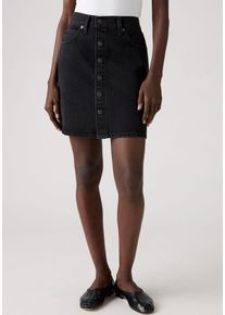Levi's LEVI'S Damen Jeansrock "RETRO BUTTON FRON"open mind, casual, Gr. 31, Denim/Jeans, Obermaterial: 100% Baumwolle, Röcke, leicht ausgestellt