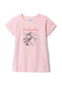 Columbia Tech Trail S/S Graphic Shirt Funktionsshirt Kids (Gr M |rosa)