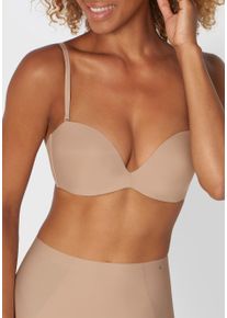 Triumph Damen Bügel-BH "Stepy Soft 01 WDP", Gr. 80smooth natur, Microtouch, Obermaterial: 56% Polyamid, 21% Polyester, 12% Elasthan, 11% Baumwolle,