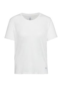 Under Armour Launch Jacquard Funktionsshirt Damen - weiß - Gr. XS - Polyester/Elastan