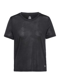 Under Armour Launch Jacquard Funktionsshirt Damen - schwarz - Gr. L - Polyester