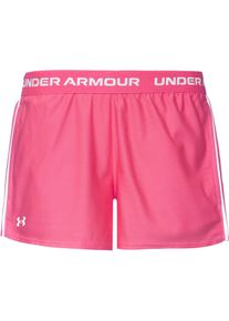 Under Armour Tech Play Up Shorts Funktionsshorts Damen - rosa - Gr. M - Polyester