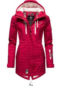 Marikoo Damen Funktionsmantel "Zimtzicke", pink, casual, Gr. S, Oberstoff: 98% Polyester, 2% Elasthan, Futter: 100% Polyester, Ärmelfutter: 100%