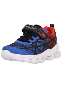 ZIGZAG Kinder Sneaker "Zetes", Gr. 31, blau, Kunstfaser, Polyurethane, sportlich, Schuhe, mit aufleuchtender Sohle und einfachem Einstieg