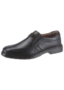 Josef Seibel Herren Slipper "Alastair", Gr. 44, schwarz, Glattleder, unifarben, klassisch, Schuhe, Festtagschuh, Komfortschuh mit seitlichen