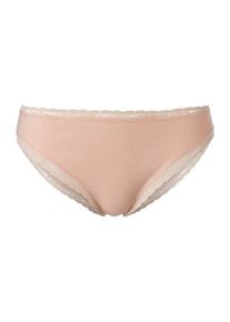 s.Oliver Brasilslip orange Gr. 40/42 für Damen. Mit Spitze. Eng. Nachhaltig.