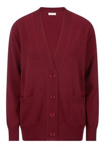 include - Strickjacke, rot, Gr. 36 / S - Kaschmir