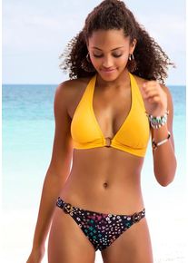 s.Oliver Bikini-Hose 'Milly' mehrfarbig Gr. 32. Mit Zierringe