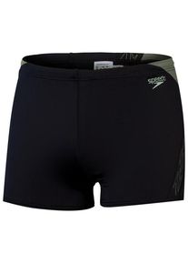 Speedo Hyperboom Splice Aquashort Badehose Men (Gr 4 |schwarz)