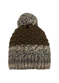 MaxiMo Boy-Mütze mit Pompon und Vollfutter Mütze Kids (Gr 55 cm |braun)