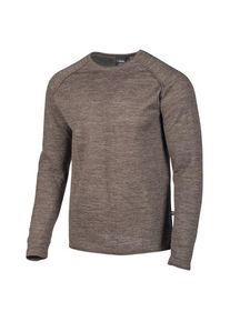 Woll- & Merinopullover IVANHOE OF SWEDEN NLS Beech Crewneck Herren (Gr XL |grau/braun)