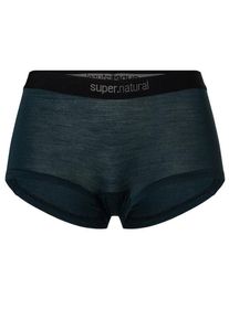 Kurze Unterhose super.natural Tundra 175 Boyfriend Hipster Damen (Gr S |schwarz/blau)