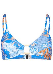 Seafolly Eden Ring Front Bralette Bikini-Top Damen (Gr 6 |blau)