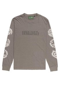 Element OCNC Tron & Dot Long Sleeve Longsleeve Herren (Gr XS |grau)