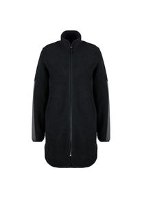 Stoic NorrvikSt Pile Fleece Jacket Long Fleecejacke Damen (Gr M |schwarz)