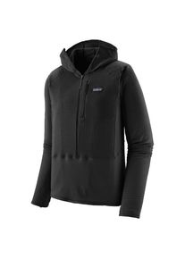 Patagonia R1 P/O Hoody Fleecepullover Herren (Gr S |schwarz)