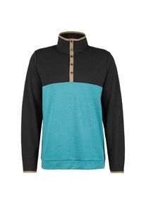 Stoic Merino260 MMXX.G&ouml;teborg Snap Merinopullover (Gr&ouml;&szlig;e S |schwarz/t&uuml;rkis)