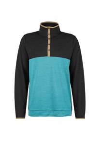 Stoic Merino260 MMXX.G&ouml;teborg Snap Merinopullover (Gr&ouml;&szlig;e 3XL |schwarz/t&uuml;rkis)