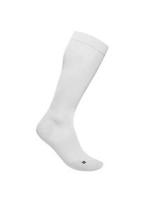 Bauerfeind Sports Run Ultralight Compression Socks Kompressionssocken Women (Größe 35-37 - S: 31-36 cm |weiß/grau)