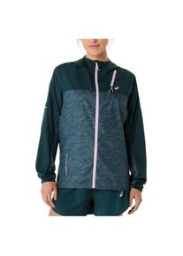 asics Fujitrail Packable Windbreaker Laufjacke Damen (Gr XS |blau)