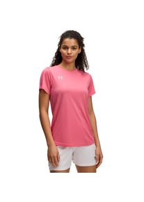 Under Armour Damen Trainingsshirt "UA W'S CH. TRAIN SS"super pink,, weiß, sportlich, Gr. XXL, Obermaterial: 100% Polyester, Shirts